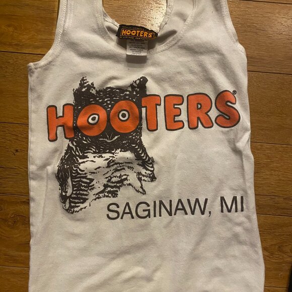 Vintage Hooters Girls Uniform - Black & White Shirts - Size XS & Small - Picture 4 of 13
